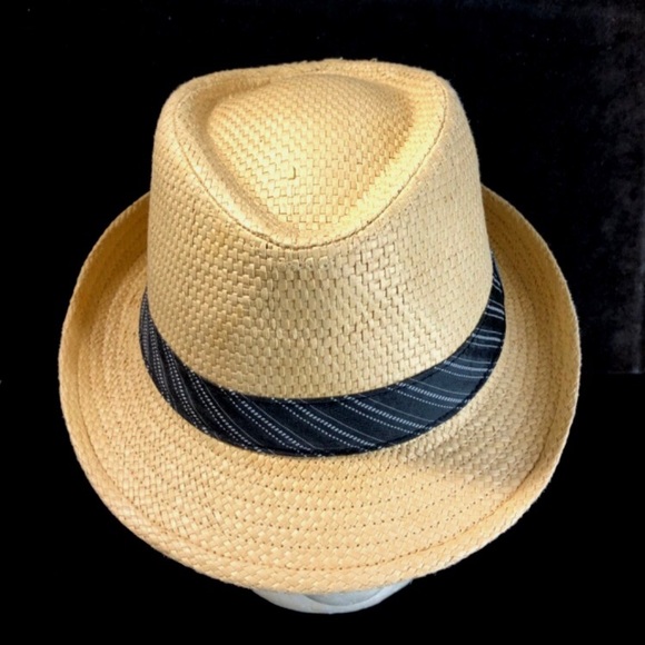 Dorfman Pacific Other - DPC DORFMAN PACIFIC CO Hat sz M Fedora Trilby Woven Paper Straw Natural Color